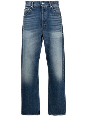 SANDRO straight-leg faded jeans - Blue
