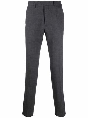 SANDRO straight-leg tailored wool trousers - Grey