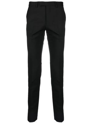 SANDRO straight-leg wool-blend trousers - Black