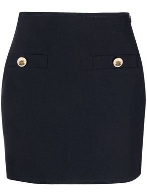 SANDRO tailored virgin wool-blend miniskirt - Blue