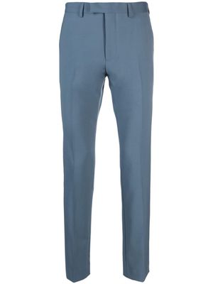 SANDRO tailored virgin-wool trousers - Blue