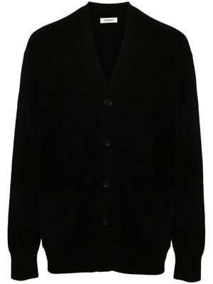 SANDRO V-neck knitted cardigan - Black