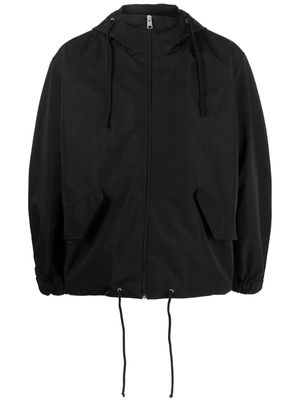 SANDRO Windy drawstring-hood jacket - Black