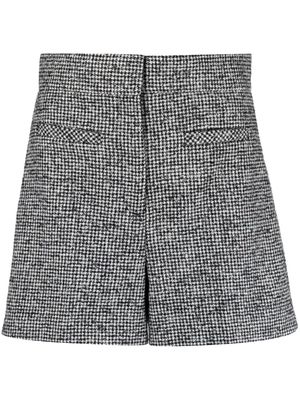 SANDRO wool-blend shorts - Black