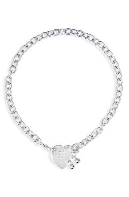 Sandy Liang Return to Sandy Chain Necklace in Silver