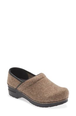 Sanita Ava Wool Clog in Stone