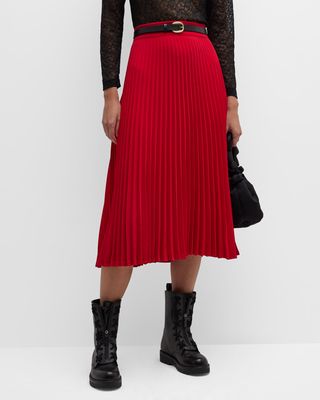 Sanna Pleated Midi Skirt