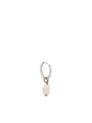 Santangelo Baba pearl single earring - Silver