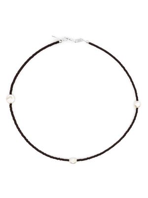 Santangelo Shoom Tri pearl necklace - Brown