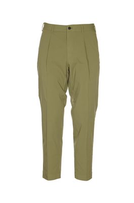 Santaniello Button Fitted Trousers