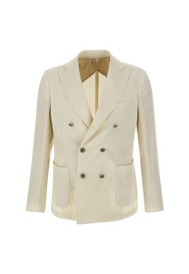 Santaniello Wool And Linen Blazer