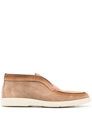 Santoni almond-toe desert boots - GEXC30 BEIGE