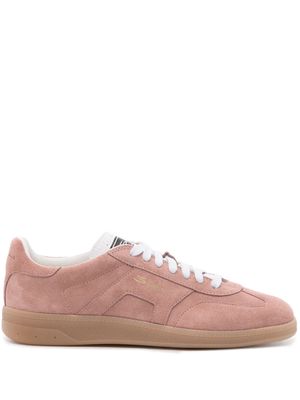 Santoni panelled suede sneakers - Pink