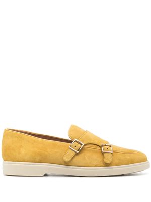 Santoni rubber-sole monk shoes - Yellow