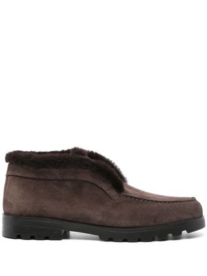 Santoni suede desert boots - Brown