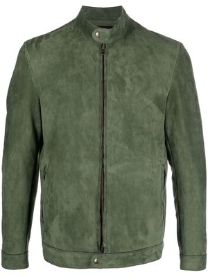 Santoro Cay suede-leather jacket - Green