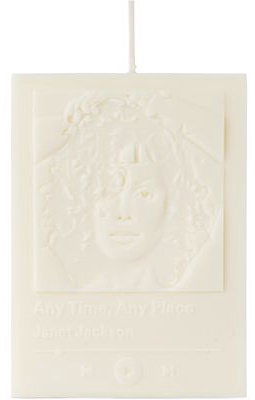 SANTOS. STUDIO White 'Any Time, Any Place' Candle