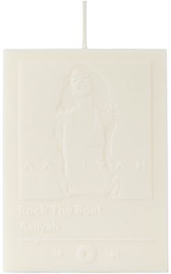 SANTOS. STUDIO White 'Rock The Boat' Candle