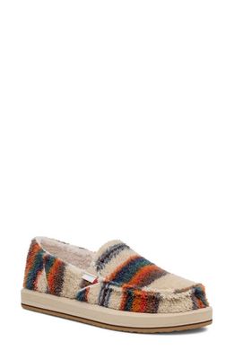 Sanuk Donna St. Slip-On Sneaker in Taupe Multi