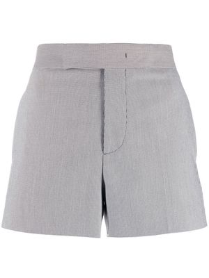 SAPIO concealed-front fastening shorts - Grey