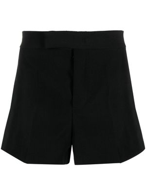 SAPIO tailored wool short shorts - Black