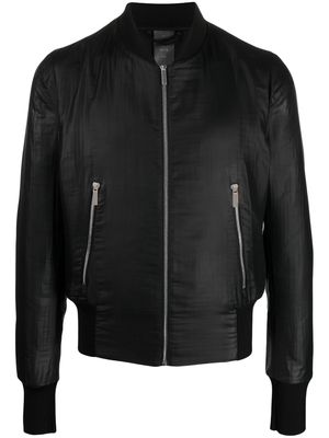 SAPIO zip-up long-sleeve bomber jacket - Black