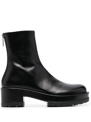 SAPIO zipped 60mm boots - Black