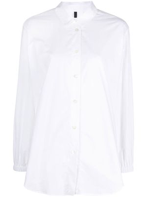 Sara Lanzi long-sleeve cotton shirt - White