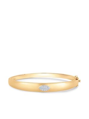 Sara Weinstock 18kt yellow gold Unity Reverie diamond marquis bangle bracelet