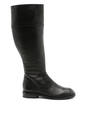 Sarah Chofakian Dorian knee-length boots - Black