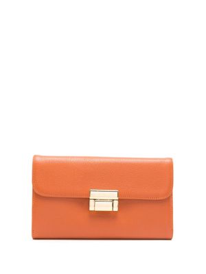 Sarah Chofakian Ella leather wallet - Orange