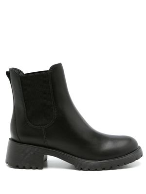 Sarah Chofakian Emil leather Chelsea boots - Black
