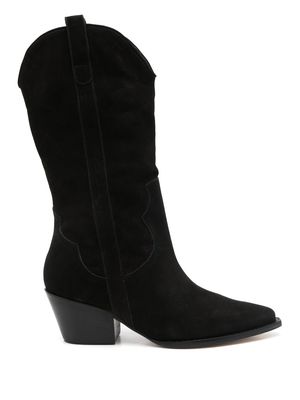 Sarah Chofakian Estee Western boots - Black