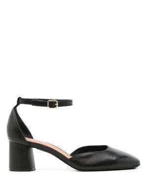 Sarah Chofakian Florence 55mm leather sandals - Black