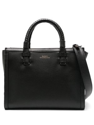 Sarah Chofakian Janet leather tote bag - Black