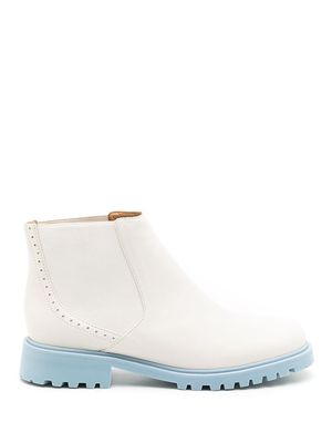 Sarah Chofakian Soul ankle boots - White