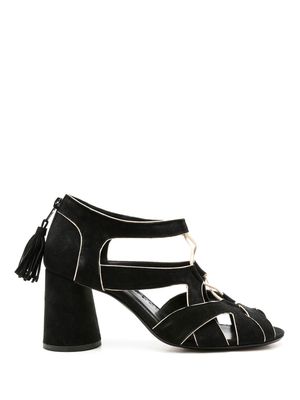 Sarah Chofakian Taylor 65mm cone-heeled sandals - Black