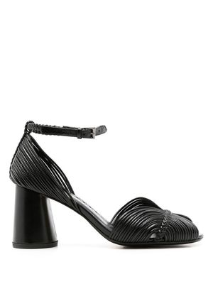 Sarah Chofakian Twiggy thin-straps sandals - Black