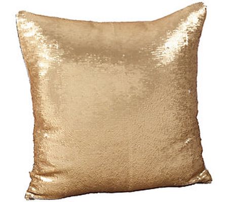 Saro Lifestyle Mermaid Sequin Throw Pillow