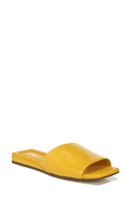 SARTO by Franco Sarto Bordo Slide Sandal in Yellow Leather