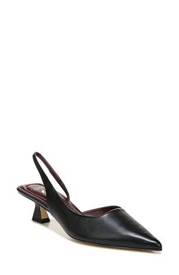 SARTO by Franco Sarto Devin Kitten Heel Slingback Pump in Black