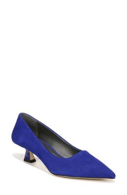 SARTO by Franco Sarto Diva Kitten Heel Pointed Toe Pump in Cobalt