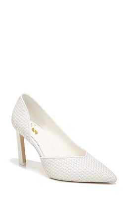 SARTO by Franco Sarto Sherry 2 Half d'Orsay Pump in White