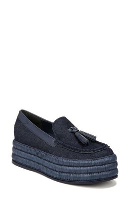 SARTO by Franco Sarto Tremont Platform Tassel Loafer in Denim