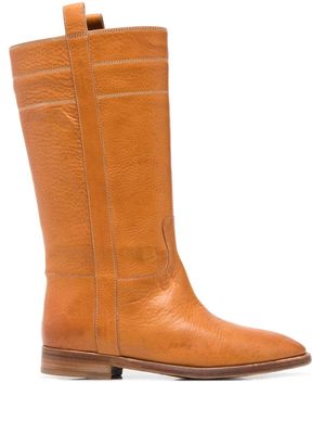 Sartore Miele leather boots - Neutrals