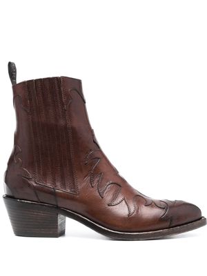 Sartore SR364 45mm Western boots - Brown