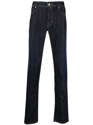 Sartoria Tramarossa contrast-stitching straight-leg jeans - Blue