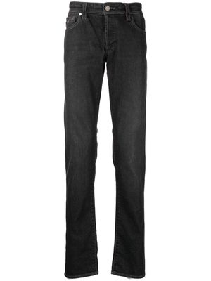 Sartoria Tramarossa Leonardo slim-cut mid-rise jeans - Black