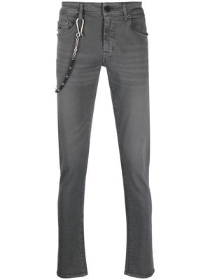 Sartoria Tramarossa low-rise tapered jeans - Grey