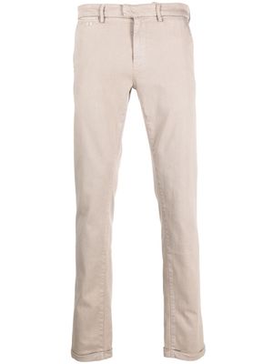 Sartoria Tramarossa slim-fit cotton trousers - Neutrals